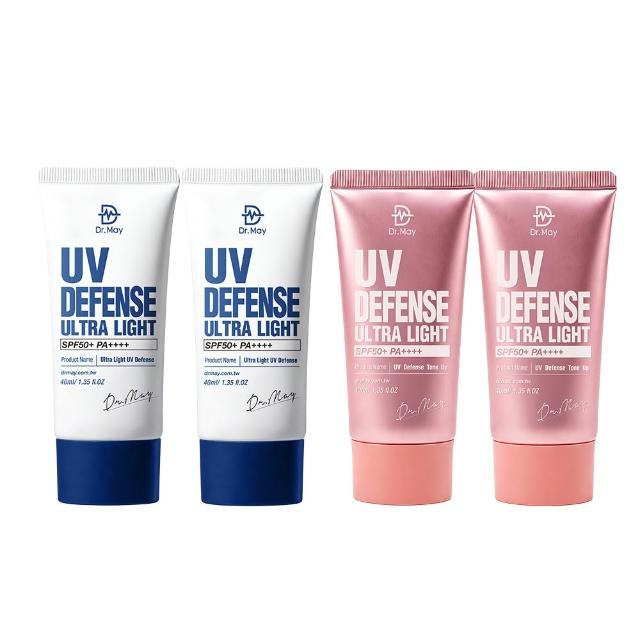 【Dr. May 美博士】專業隔離清爽/高效/潤色/紫色防曬乳 SPF50+PA++++四入組(依規格說明)