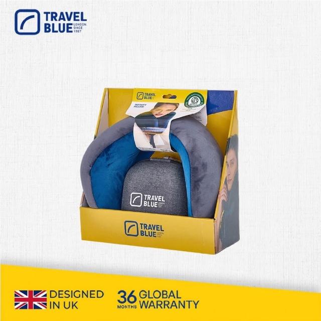 【Travel Blue 藍旅】頭等艙等級★豪華頸枕收納組 (飛機枕/U型枕/記憶棉頸枕/車用靠枕/追劇/出國/旅遊)