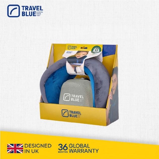 【Travel Blue 藍旅】頭等艙等級★豪華頸枕收納組 (飛機枕/U型枕/記憶棉頸枕/車用靠枕/追劇/出國/旅遊)