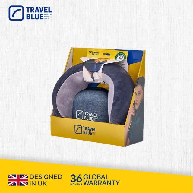 【Travel Blue 藍旅】頭等艙等級★豪華頸枕收納組 (飛機枕/U型枕/記憶棉頸枕/車用靠枕/追劇/出國/旅遊)