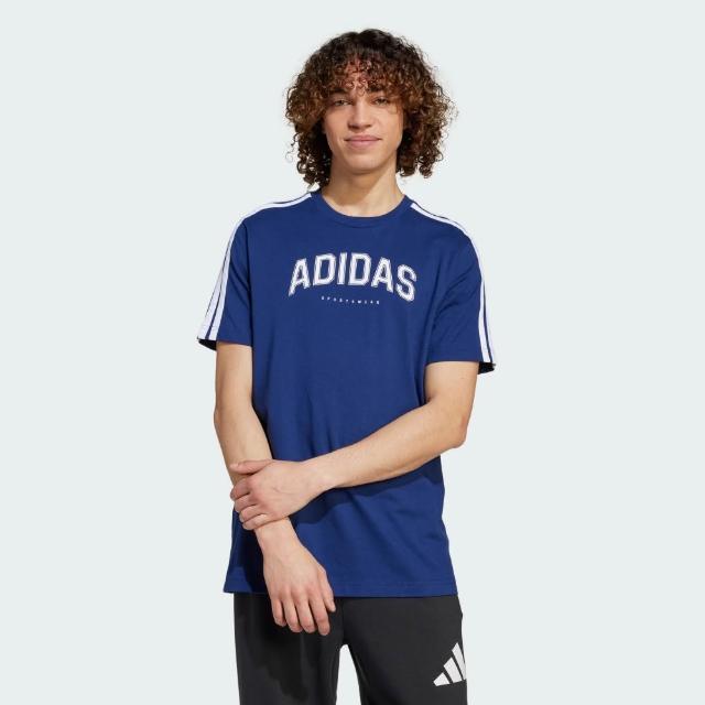 【adidas 愛迪達】休閒運動短袖上衣 T恤 棉質 男(多款任選)