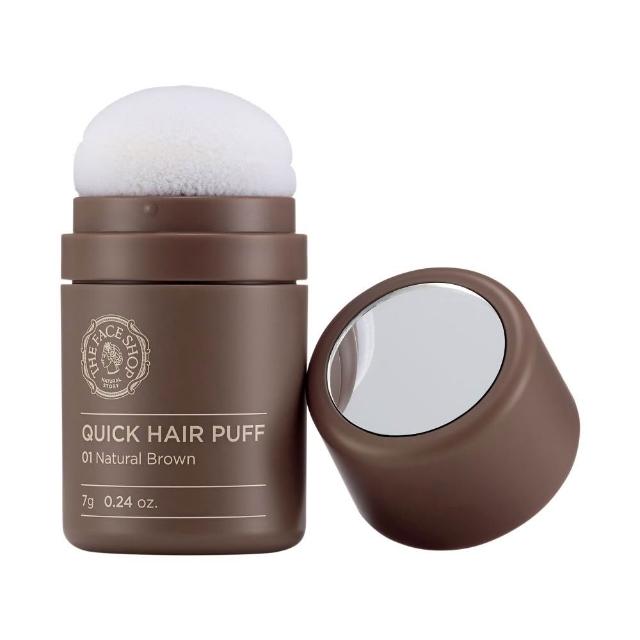 【THE FACE SHOP】官方直營 買1送1 自然遮色氣墊髮粉7g(4色任選)