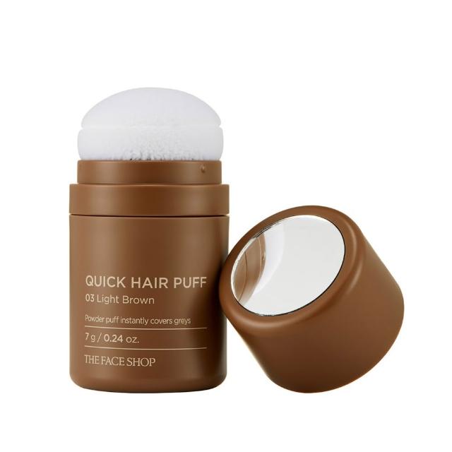 【THE FACE SHOP】官方直營 買1送1 自然遮色氣墊髮粉7g(4色任選)