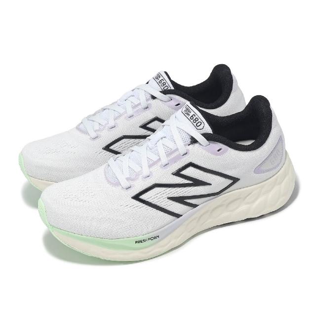 【NEW BALANCE】慢跑鞋 Fresh Foam 680 V8 D 寬楦 女鞋 紫 米白 緩衝 運動鞋 NB W680CW8-D