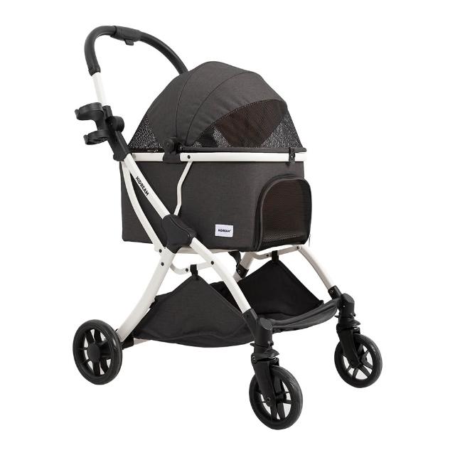 【HiDREAM】城市輕旅寵物小型犬貓推車(一鍵秒收 收納不占空間)