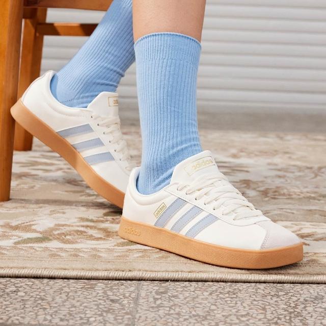 【adidas 愛迪達】VL COURT 系列 復古休閒鞋 運動鞋 男鞋/女鞋 多款任選(JH5061/JH5063/JR8318/JR8309)