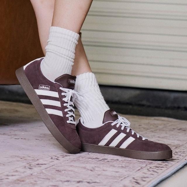 【adidas 愛迪達】VL COURT 系列 復古休閒鞋 運動鞋 男鞋/女鞋 多款任選(JH5061/JH5063/JR8318/JR8309)