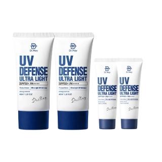 【Dr. May 美博士】雙11限定-專業隔離清爽防曬乳SPF50+ PA++++40ml 二入組(抗UV高係數)