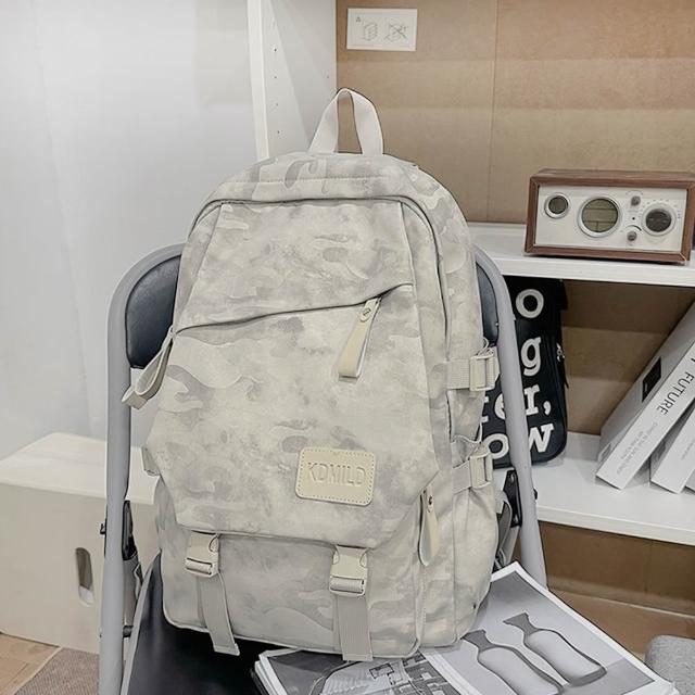 【MoodRiver】學生 後背包 背包 書包 防潑水 大容量 多口袋 包包 旅行背包 筆電後背包 韓國風格