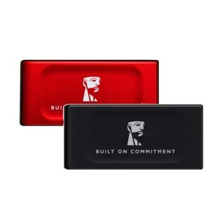 【Kingston 金士頓】XS1000 1TB USB 3.2 Gen 2 外接式 SSD 固態硬碟(霧黑色/星曜紅)