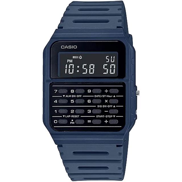 【CASIO 卡西歐】經典款鬧鈴計算機電子錶-5款可選(CA-53WF系列)