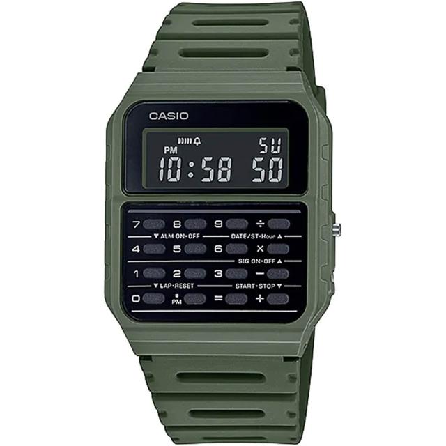 【CASIO 卡西歐】經典款鬧鈴計算機電子錶-5款可選(CA-53WF系列)