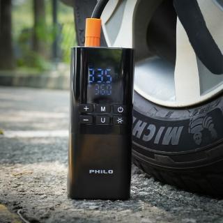 14299102 OL 【Philo 飛樂】TP21Pro 無線電動打氣機 充電打氣機(自動打氣機|汽車百貨|打氣筒|胎壓打氣機)