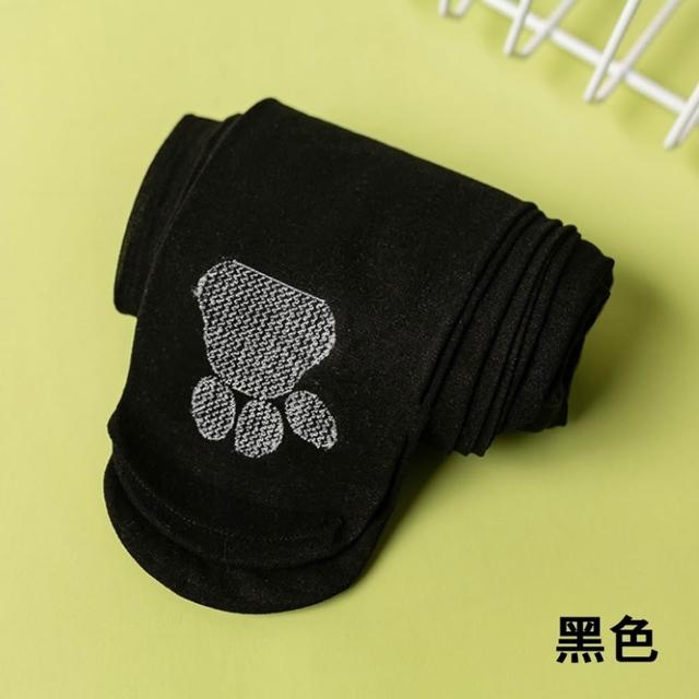 【橘魔法】貓掌腳底彈力薄絲襪(褲襪 白絲襪 白褲襪 黑褲襪 童裝 大童 女童 兒童 童裝)
