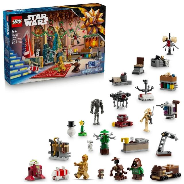 【LEGO 樂高】驚喜月曆_Minecraft、哈利波特、星際大戰、迪士尼冰雪奇緣(聖誕節禮物 交換禮物)