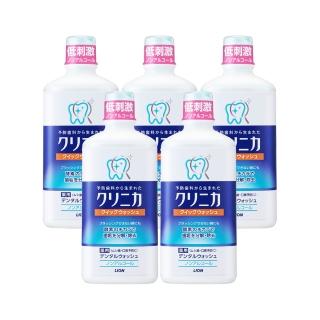 【LION 獅王】固齒佳酵素漱口水 5入組(450mlx5)