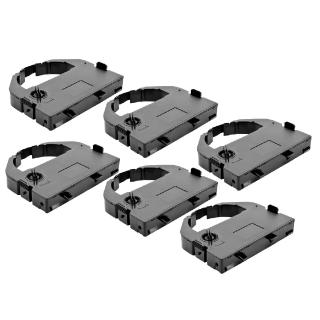 【UFOTEC】6入組 EPSON S015016 色帶 LQ-670K/LQ-680K/LQ-680C/LQ-1060/LQ-2500/LQ-2550(S015536)