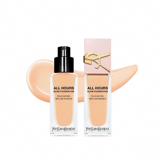 【YSL】官方直營 恆久完美裸光無瑕粉底露(任選1款/粉光瓶)