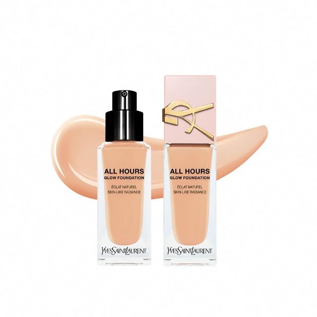 【YSL】官方直營 恆久完美裸光無瑕粉底露(任選1款/粉光瓶)