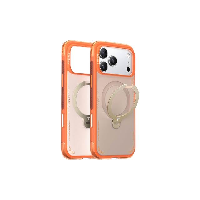 【TORRAS 圖拉斯】Ostand Spin Air iPhone 17系列磁吸四象限旋轉支架氣囊防摔手機殼
