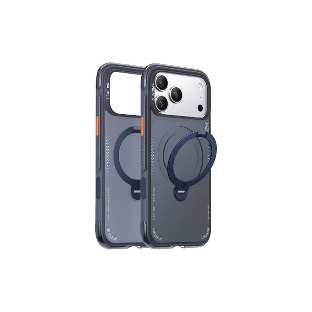 【TORRAS 圖拉斯】Ostand Spin Air iPhone 17系列磁吸四象限旋轉支架氣囊防摔手機殼