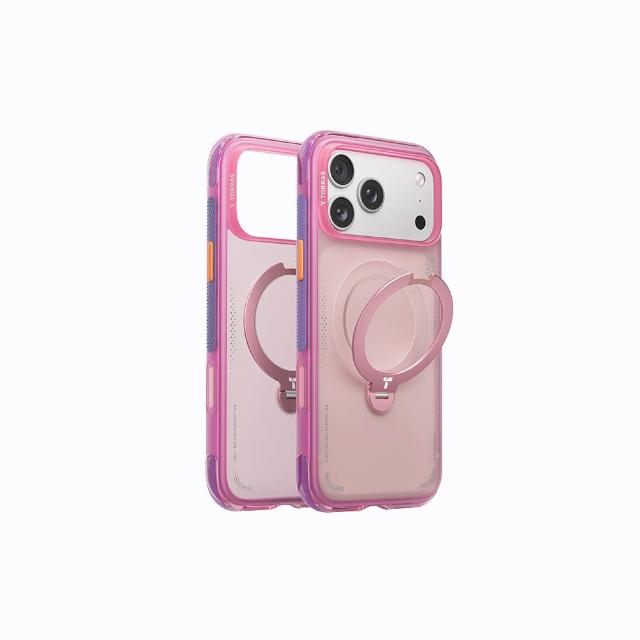 【TORRAS 圖拉斯】Ostand Spin Air iPhone 17系列磁吸四象限旋轉支架氣囊防摔手機殼