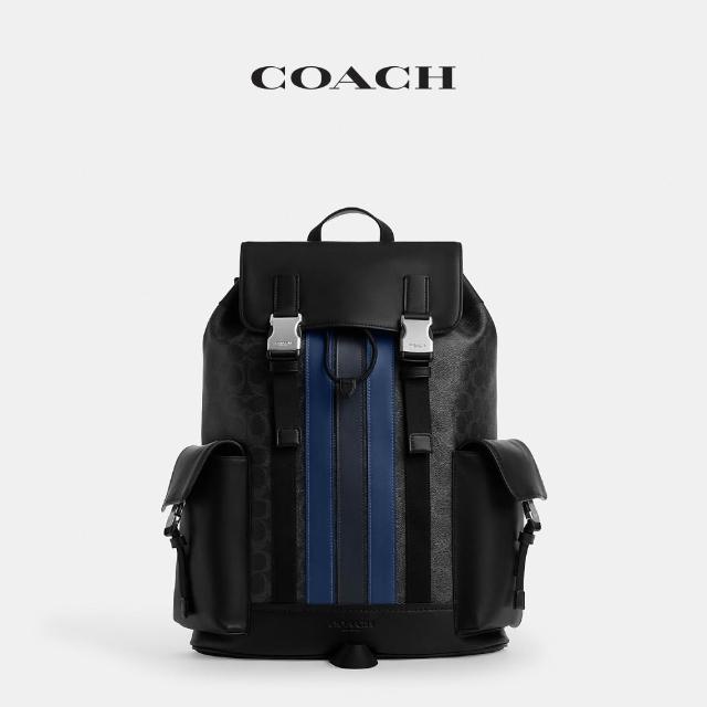 【COACH】蔻馳官方直營 經典 SIGNATURE CLARK後背包 雙肩包-多色任選(CCF90/CDC63)