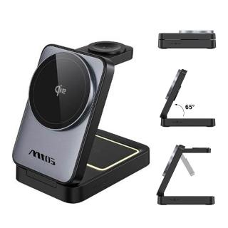 【MTO】MTOS Qi2三合一磁吸無線充電器 MS-31