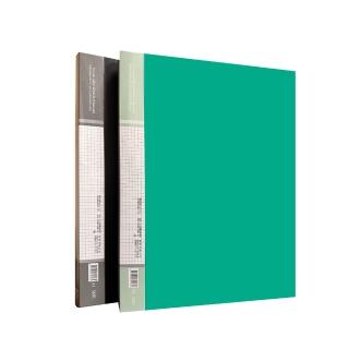 【全勝】A3 PP 20張入定本式資料簿-內穿黃紙(A3/A320/20頁/穿黃紙資料簿/資料本)