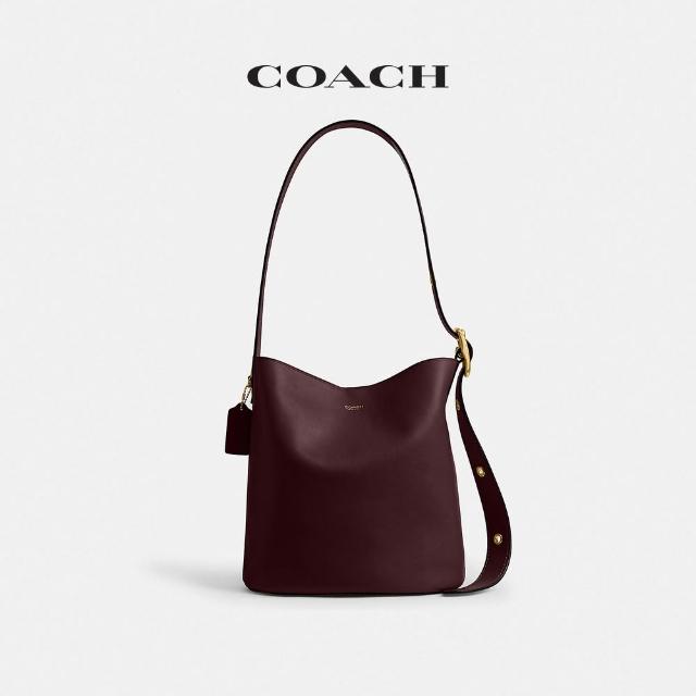 【COACH】蔻馳官方直營 BLEECKER 水桶包 翻蓋單肩包 肩背包-多色任選(CCC23/CCT55)