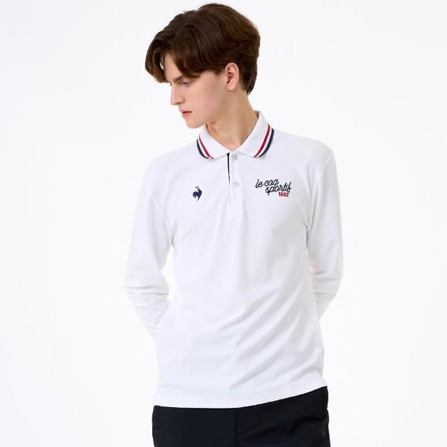 【LE COQ SPORTIF 公雞】吸濕排汗長袖POLO衫 男女款 5色 LWW21042_LWW22042