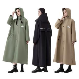 【YUNMI】拉鏈按扣雙開雨衣 一件式輕量高機能雨衣 防暴雨連身雨披 機車雨衣 騎行雨衣 戶外徒步 外送雨衣