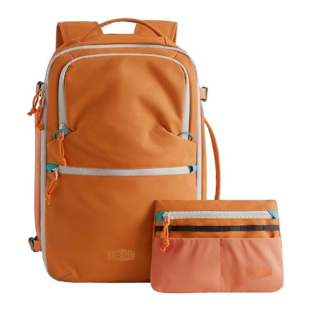 【BAGSMART】旅行雙肩後背包登機包29L 四色任選 (美國品牌 大容量 登機 健行 旅行)