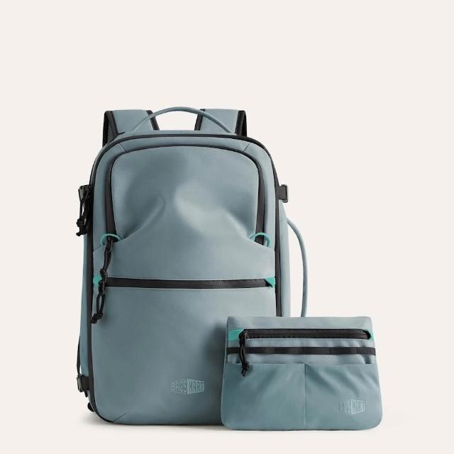 【BAGSMART】旅行雙肩後背包登機包29L 四色任選 (美國品牌 大容量 登機 健行 旅行)