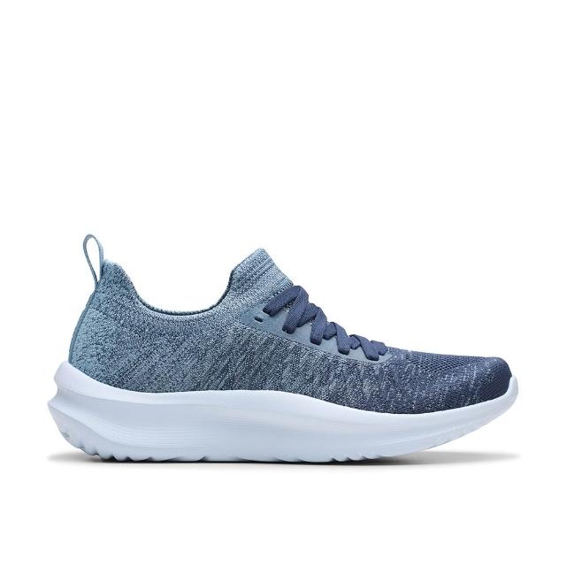 【Clarks】舒適女鞋 輕量透氣綁帶休閒鞋 運動鞋 瑪莉珍鞋 小白鞋