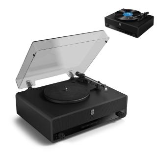 【Philips 飛利浦】TAV3000 藍牙復古黑膠唱片機 ALL IN ONE
