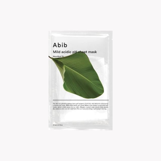 【Abib 阿彼芙】pH弱酸性面膜系列 10片/盒(復活草、水庫、蜂蜜、魚腥草、穀胱甘肽)