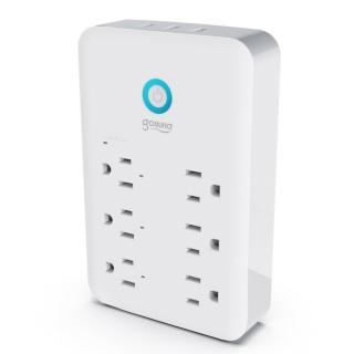 【Gosund 酷客】WIFI智慧擴充插座 P2 臺灣版(九合一多功能壁式插頭 米家APP遠端遙控 小愛音箱語音控制)