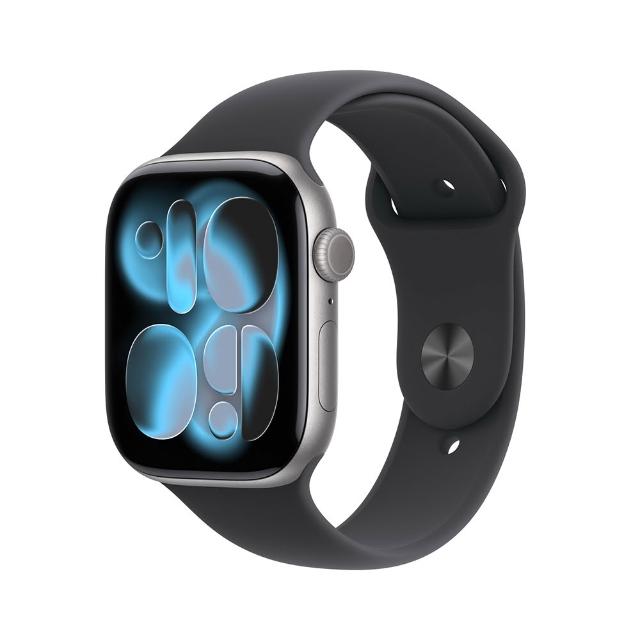 犀牛盾錶殼組【Apple】Apple Watch Series 11 GPS 46mm(鋁金屬錶殼搭配運動型錶帶)