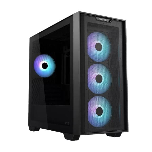【華碩平台】I5 十核 RTX 5070 Win11 {神策冥殿V W}WIFI電競機(I5-14400F/B760/32G D4/1TB)