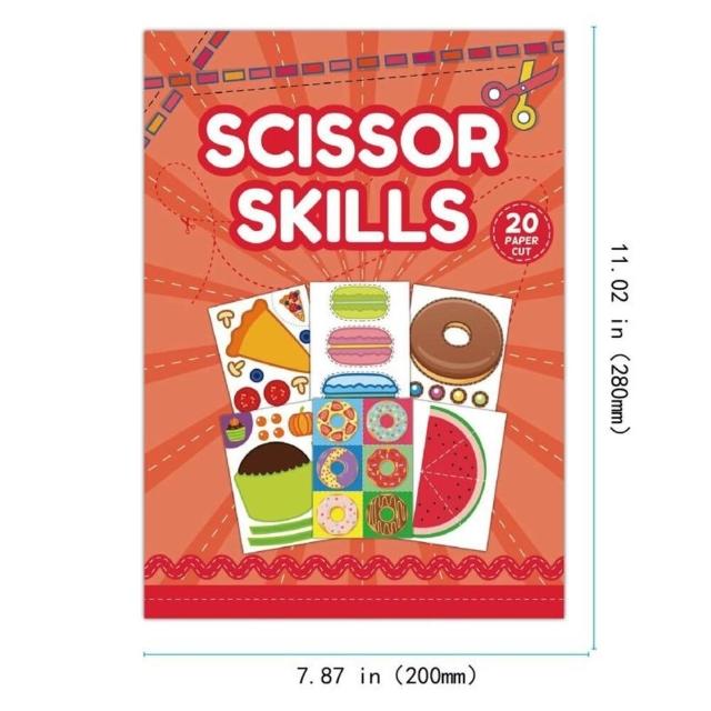【TWBUY 台灣好購】卡通趣味兒童剪紙書(兒童剪紙書 幼兒園手工DIY 提升孩子創作力)