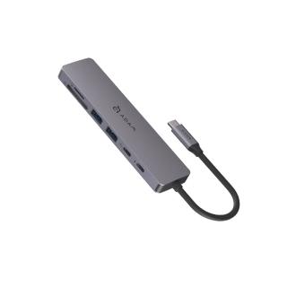 【ADAM 亞果元素】Hub SE07 USB-C 七合一多功能集線器(隨插即用)