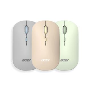 【Acer 宏碁】Acer M17無線藍牙雙模輕漾滑鼠(綠/奶茶/灰藍)