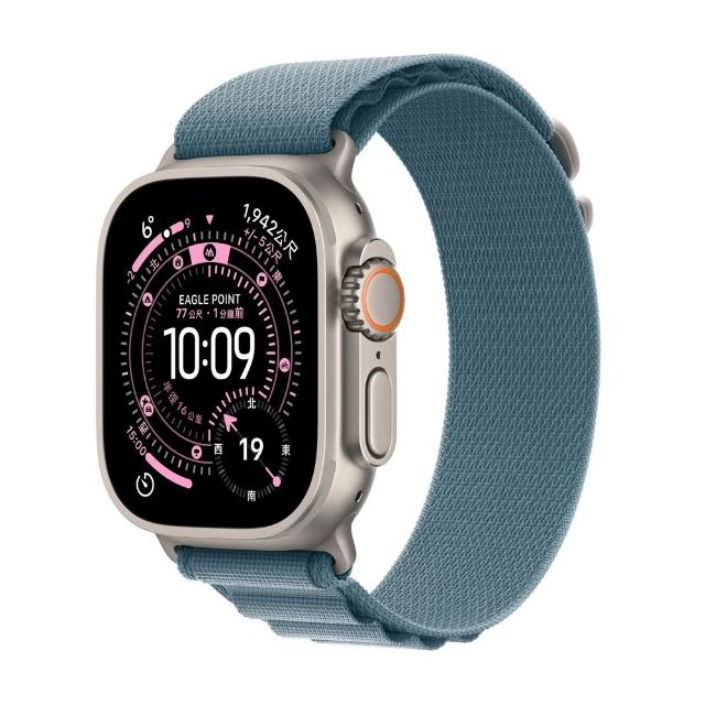 鋼化保貼組【Apple】Apple Watch Ultra3 2025 GPS+行動網路 49mm(鈦金屬錶殼搭配高山錶環)