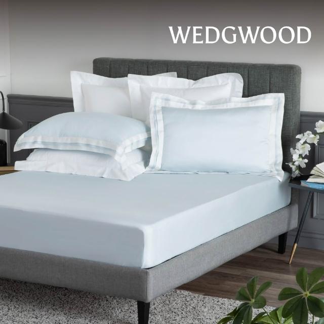 【WEDGWOOD】100%天絲簡約素色/限量印花 床包枕套三件組(雙人任選)