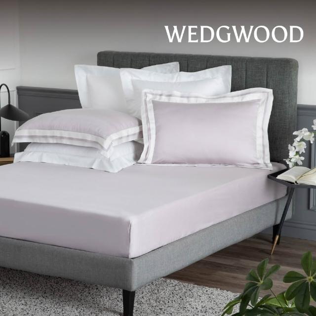 【WEDGWOOD】100%天絲簡約素色/限量印花 床包枕套三件組(雙人任選)