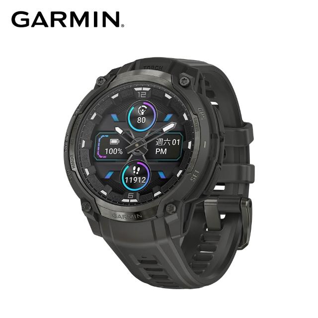 【GARMIN】INSTINCT Crossover AMOLED 實體指針GPS智慧錶 45mm