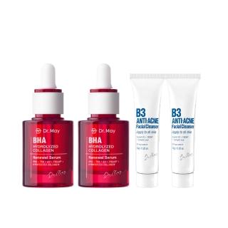 【Dr. May 美博士】紅膠原煥膚新生精華30ml / PDRN積雪草保濕精華30ml_任選2入 牛奶外泌體