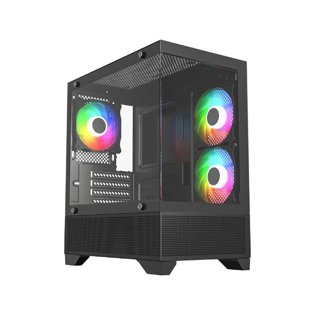 【技嘉平台】i3四核 Win11{奧丁N1BCW}文書電腦(i3-14100/H610/16G/1TB)
