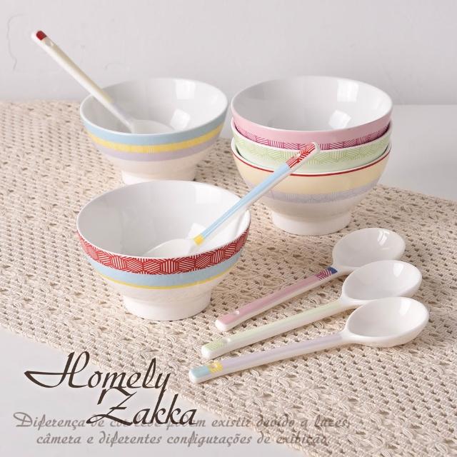【Homely Zakka】法式馬卡龍雅奢禮藏系列陶瓷碗筷禮盒10件組_2款任選(陶瓷禮盒 可微波 新婚禮)